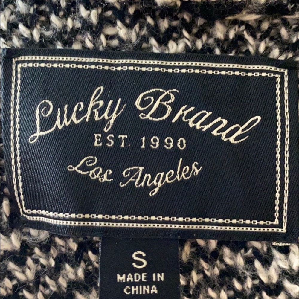 Lucky Brand Border Cardigan - Picture 6 of 6